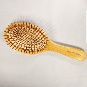 Bamboo Hairbrush W/ Rubber Cushion Zero-Waste